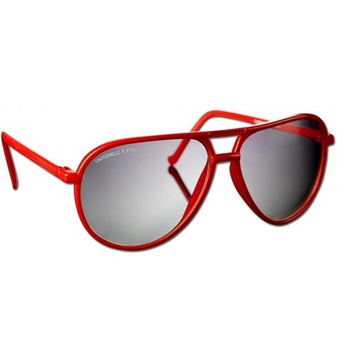 Aviator Polarized 80's Retro Stylish red Aviator Sunglasses for Men Women - CV127VTT4EH $89.81