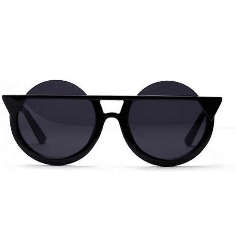 Goggle Fashion Men Womens Retro Vintage Round Frame UV Sun9899c - CW18RS6MZR9 $17.07