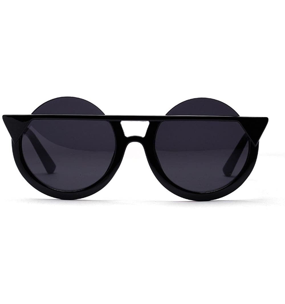 Goggle Fashion Men Womens Retro Vintage Round Frame UV Sun9899c - CW18RS6MZR9 $8.42