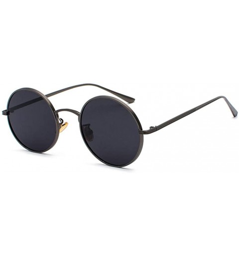 Oval sunglasses for women Oval Vintage Sun Glasses Classic Sunglasses - P02-gun-grey - CV18WYRHL59 $30.85