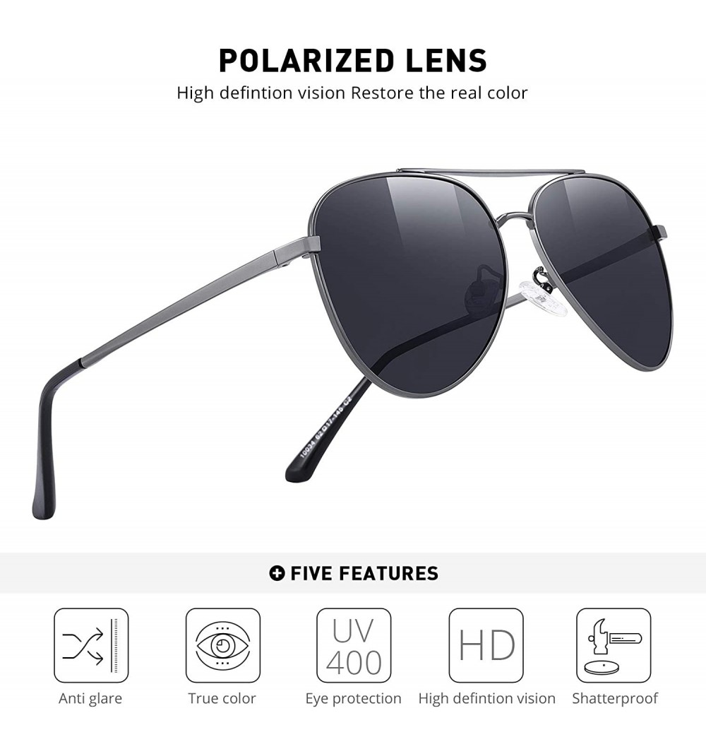 Military Style Classic Polarized Sunglasses Unisex Polarized Vintage ...