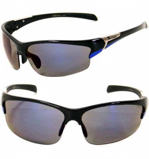 Wrap Cycling Triathlon Running Sports Wrap Sunglasses UV400 Protection X8632 - Blue - CL11K8YUHRB $19.79