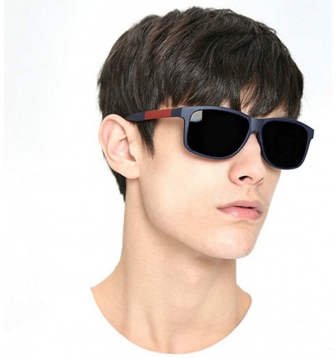 Square 2019 new casual men's myopia polarized sunglasses brand 0 to-600 myopia polarized men's sunglasses - C018NOQZOQG $21.39