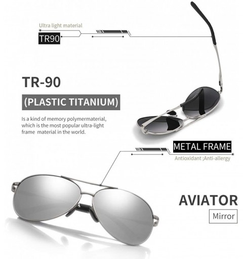 Wrap Polarized Sunglasses Aviator Sunglasses for Men - Polarized Aviator Sunglasses for Men Sunglasses Man FD9002 - C618KN3AN...