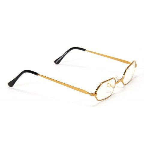 Round Santa Claus Old Man Costume Glasses for Men and Women - CO114010SZT $9.75