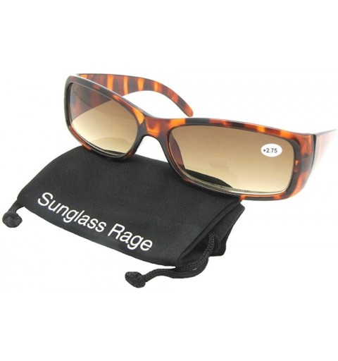 Rectangular Full Lens Outdoor Reading Sunglasses R19 - Tortoise Frame-brown Lenses - C5186C9WLG9 $11.04