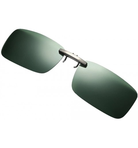 Aviator Detachable Night Vision Lens Driving Metal Polarized Clip On Sun6135gn - CW18RS67DWQ $10.75