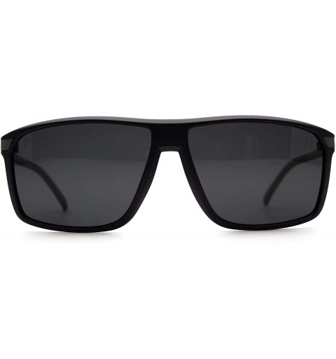 Rectangular p596 Rectangular Style Polarized- for Mens 100% UV PROTECTION - Darkblue-black - CJ192TDQY0Z $27.73