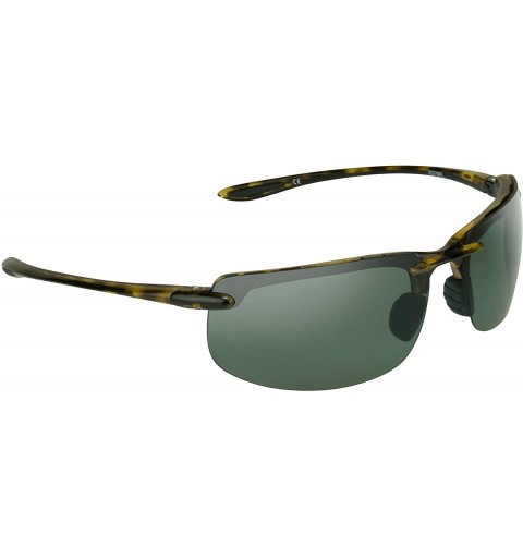 Rimless Light Weight Rimless Polarized Sunglasses - Tortoise Shell Brown - CL11BLYNHR9 $18.76