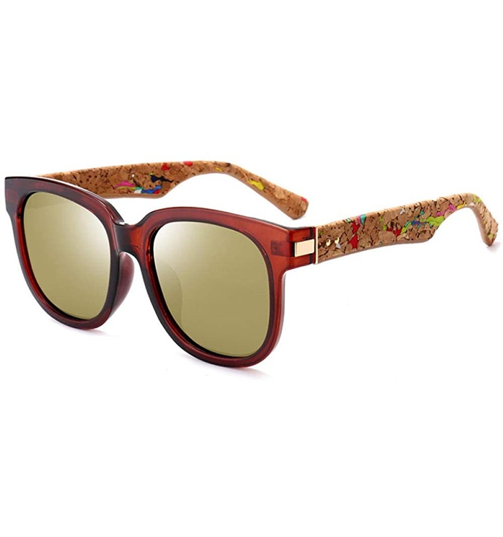 Aviator Polarized Sunglasses Street Style Fashion Sunglasses Women - C418XD924NU $50.49