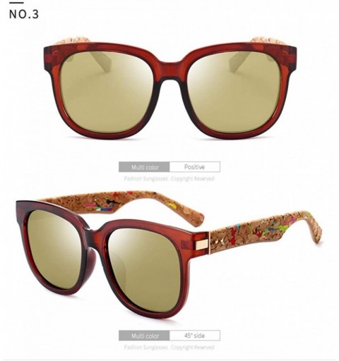 Aviator Polarized Sunglasses Street Style Fashion Sunglasses Women - C418XD924NU $50.49