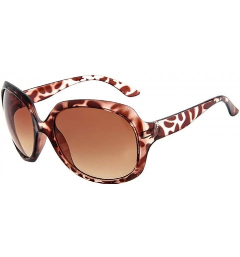 Oval Women Vintage Sunglasses Retro Eyewear Fashion Ladies Sunglasses Oval Sunglasses - I - CY18UOSGYA4 $15.89