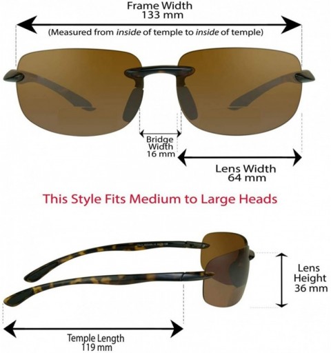 Rimless BIFOCAL Reading Sunglasses Yellow High Definition Smoke Brown Men Women - CZ18XIU0N6D $25.97