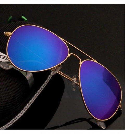 Rimless Men's Aviation Sunglasses Women Driving Alloy Frame Polit Mirror Sun Glasses - Black Clear - C7194ORND8Y $15.32