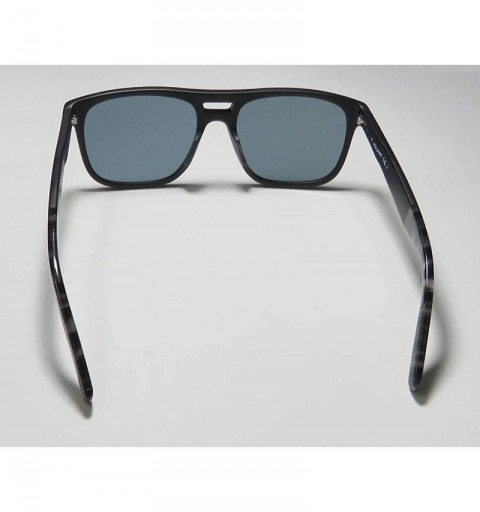 Round Ross Mens Aviator Full-rim Mirrored Lenses Sunglasses/Eyewear - Black - CQ18CL0LZ69 $31.43