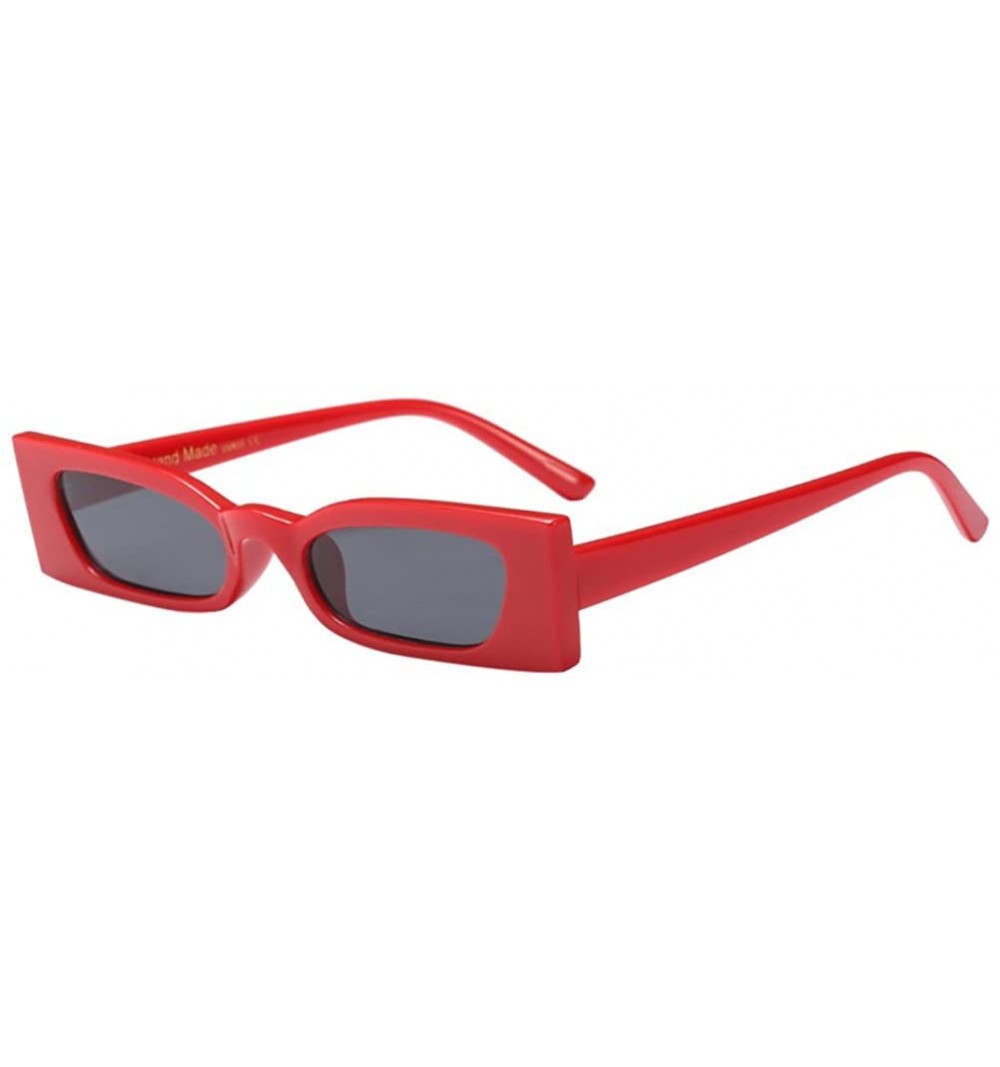 Wayfarer Lightweight Comfortable Womens Sunglasses Personality Eyeglasses Eyewear - Red - C018G8409LO $11.27