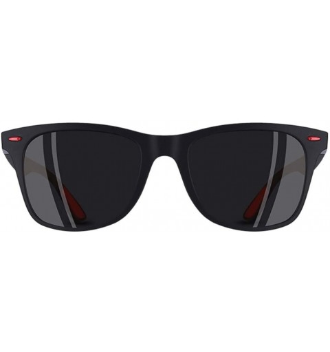 Oversized Polarized Sunglasses Men Women Driving Square Style Sun Male Goggle - C7bright Black - CQ194OEXQY9 $23.07