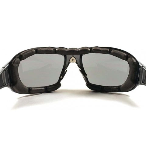 Goggle Gray Motorcycle Biker Riding Foam Padded Wrap Goggles Sunglasses - CW189AN2KD2 $14.28
