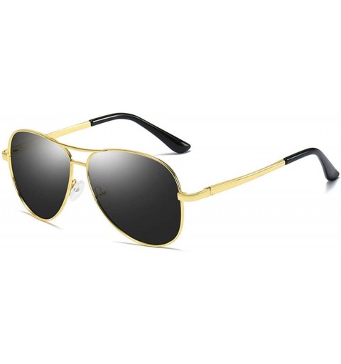 Rectangular Polarized Sunglasses Men Polarized Sunglasses for Driving Eyeglasses for Famale Black Black Frame - CB194ODCLX9 $...