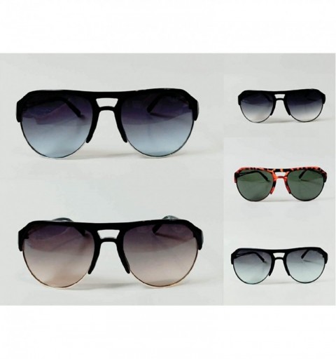 Rectangular Fashion Unisex Polarized Sunglasses Designer Shades - Style 3 - C218RLSE6UQ $8.05
