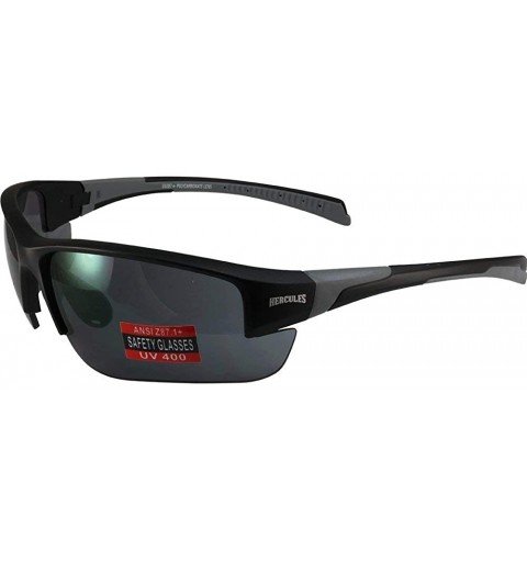 Sport Eyewear Hercules 7 Safety Glasses Black Frame - Smoke - CE18COMSQYD $26.91