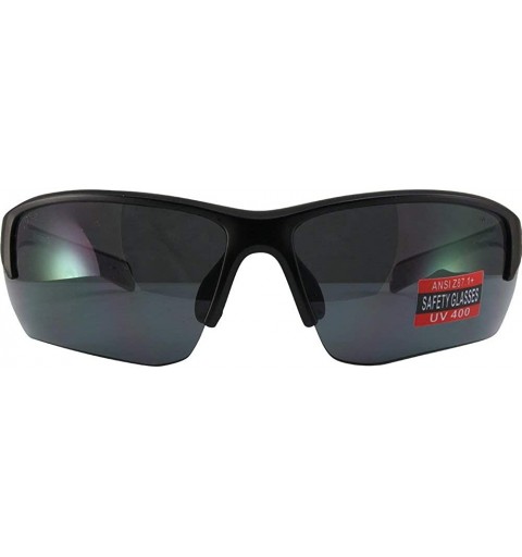 Sport Eyewear Hercules 7 Safety Glasses Black Frame - Smoke - CE18COMSQYD $17.48