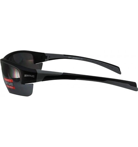 Sport Eyewear Hercules 7 Safety Glasses Black Frame - Smoke - CE18COMSQYD $17.48