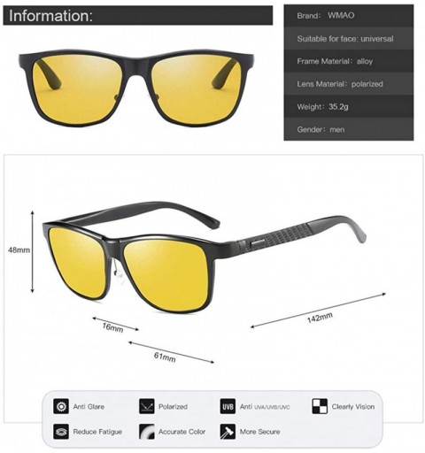 Wrap Various Glasses Driving Polarized Sunglasses - Driving Glasses A407 - CZ18NZYCCMK $9.04