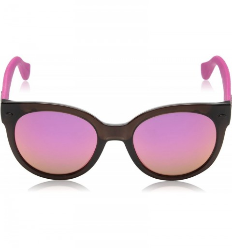Oval Women's Noronha Round Sunglasses - Brown Pink - C217X3MHCEA $33.99