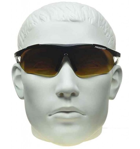 Semi-rimless Bifocal Sunglasses Rimless Wraparound - 2 Pairs of Black Grey - C118HR0UQWY $15.50