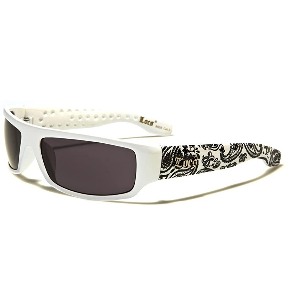 Wrap 9003 White Bandana Wrap Sunglasses - CA1270F7XDL $7.71