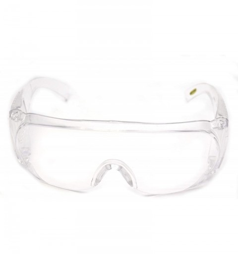 Oval Fit Over Wrap Around Sunglasses No Blind-spot Safety Glasses - Clear - CS18HYE5EY2 $13.52