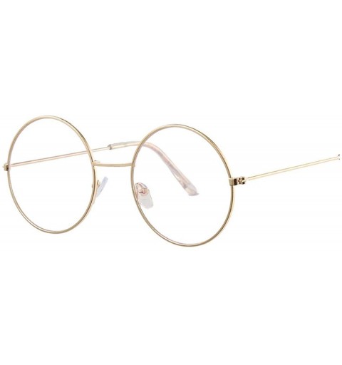 Oval Designer Women Round Sunglasses Fashion Vintage Metal Frame Ocean Sun Glasses Shade Oval Female Eyewear - C5197Y7SSDR $2...