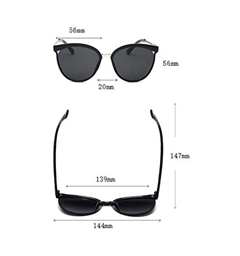 Sport Summer Vintage Sunglasses Metal Circle Frame For Men Women Outdoor Drive Vacation - F - CS195A5R7NN $9.64