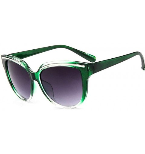 Aviator Fashion Classic Sunglasses Women Brand Designer Camellia Green - Green - CV18XQXZ975 $21.94