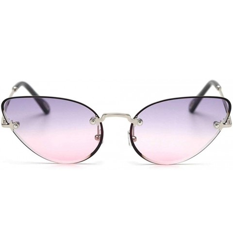Butterfly 2019 latest frameless sunglasses women's brand designer marine lens butterfly women's fashion retro glasses - CD18R...