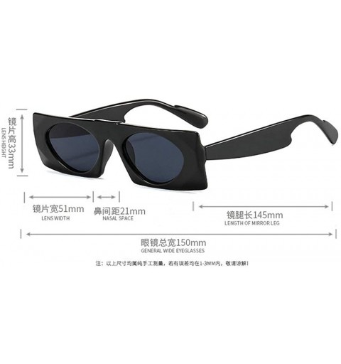 Round Brand Small Square Sunglasses Women Retro Luxury Bling Round One Piece Transparent sun glasses Shades UV400 - CN18AAWU0...