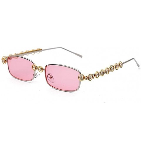 Square Luxury Diamond Rectangle Sunglasses Women New Designer Fashion Square Male Glasses Female Eyeglasses Clear Lens - CW19...