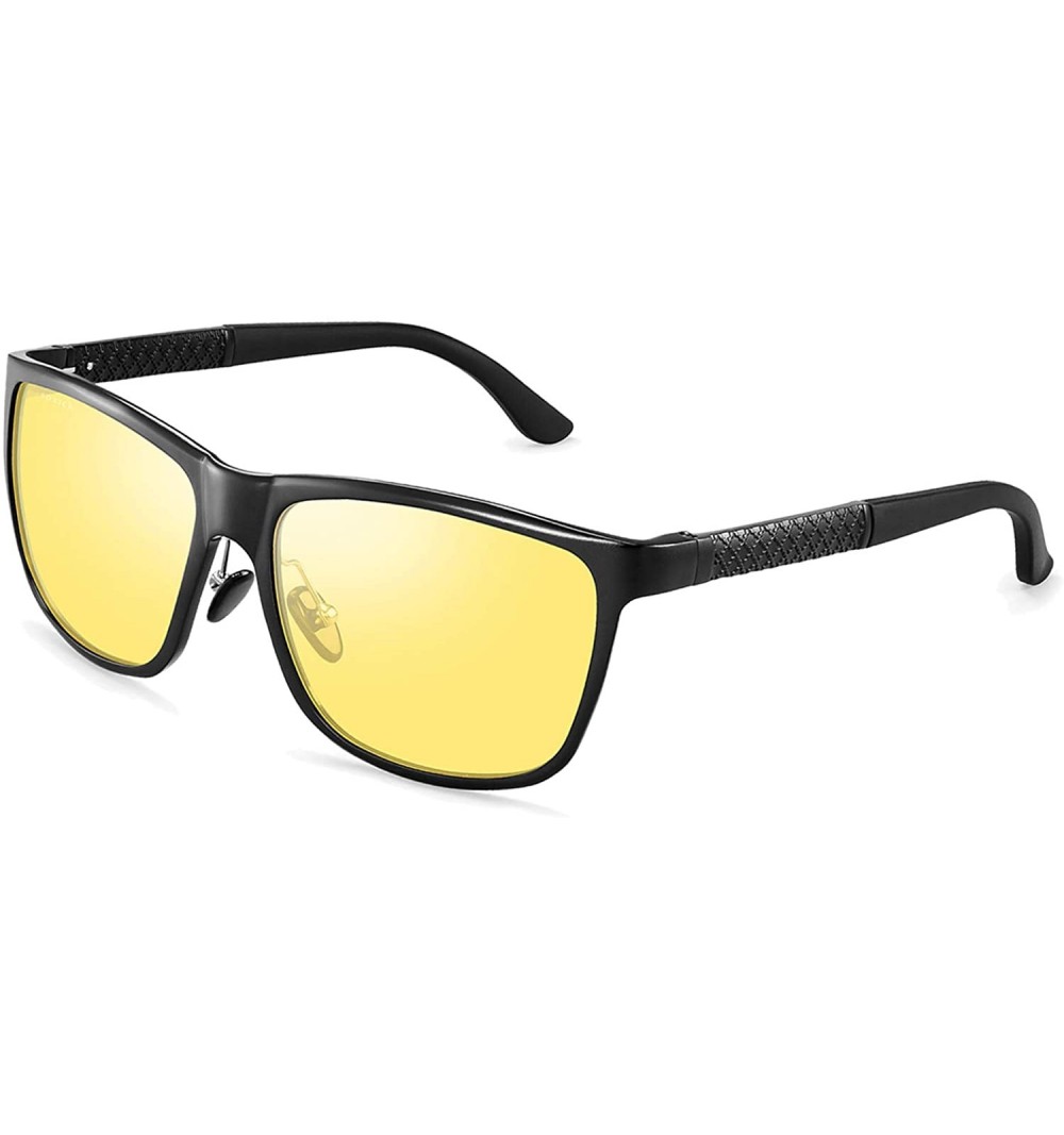 Rimless Anti Glare Driving Glasses for Men and Women - D - CR194HR07GL $23.29