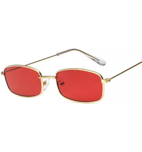 Oversized Small Sun Glasses Female Red Pink Lens Glasses Small Frame Shades C9 As Pciteu - C1 - C518YQOD53E $10.77