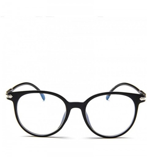 Aviator Blocking Glasses Non Prescription Eyeglasses - Black - CV194GZ2GSO $7.70