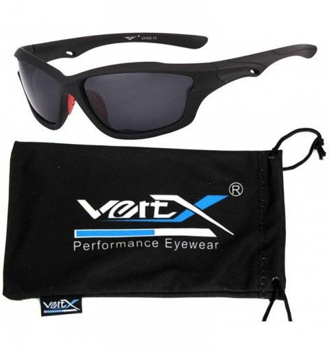 Sport Mens Polarized Sport Sunglasses Performance - Matte Black - CC11LGU3P8T $23.17