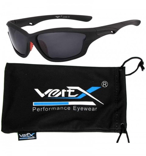 Sport Mens Polarized Sport Sunglasses Performance - Matte Black - CC11LGU3P8T $9.15