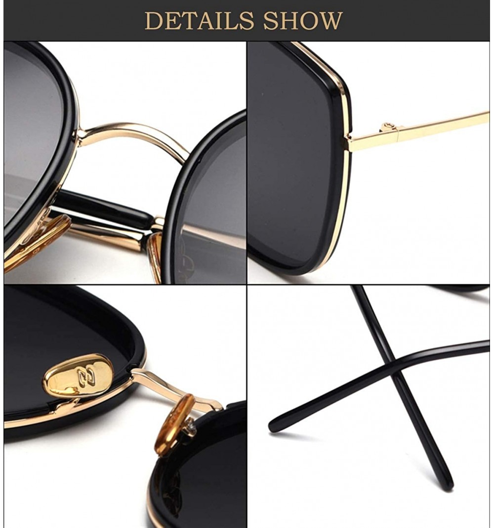 Oversized Square Polarized Sunglasses For Women Brand Designer Shades ...