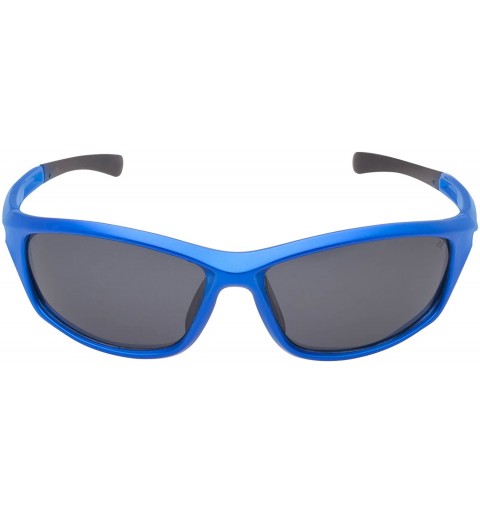Sport Polarized Sports Cycling Sunglasses 64MM Athletic Sunglasses for Women Men TL6003 - Blue Frame/Grey Lens - CC188R0DQMI ...