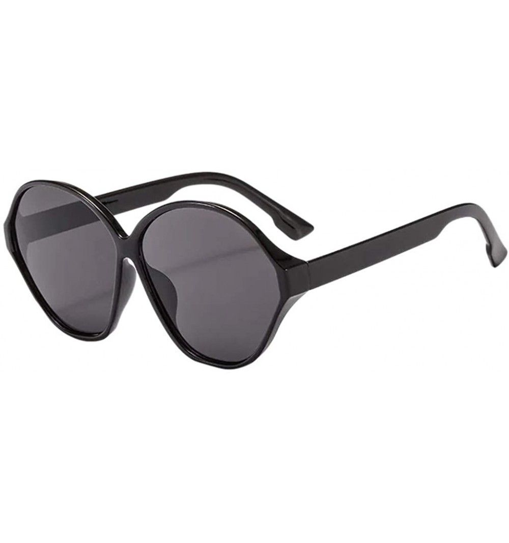 Goggle Oversized Goggle Retro Square Sunglasses UV Radiation Protection Eyewear - A - C8196M4S24Q $8.04