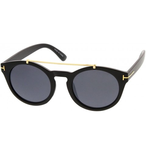 Cat Eye Retro Fashion Cat Eye Double Bar Women Sunglasses Model 61 - C5182AZKTHU $8.33