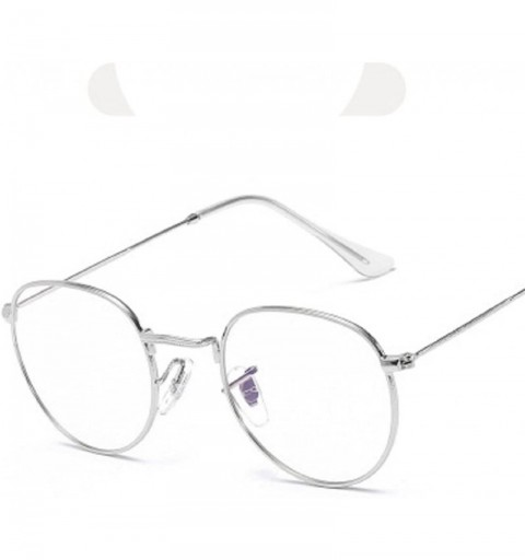 Rimless Retro Small Round Women Sunglasses Metal Frame Flat Mirrored Lens Options - 10 - CB18DXC40ZY $17.03