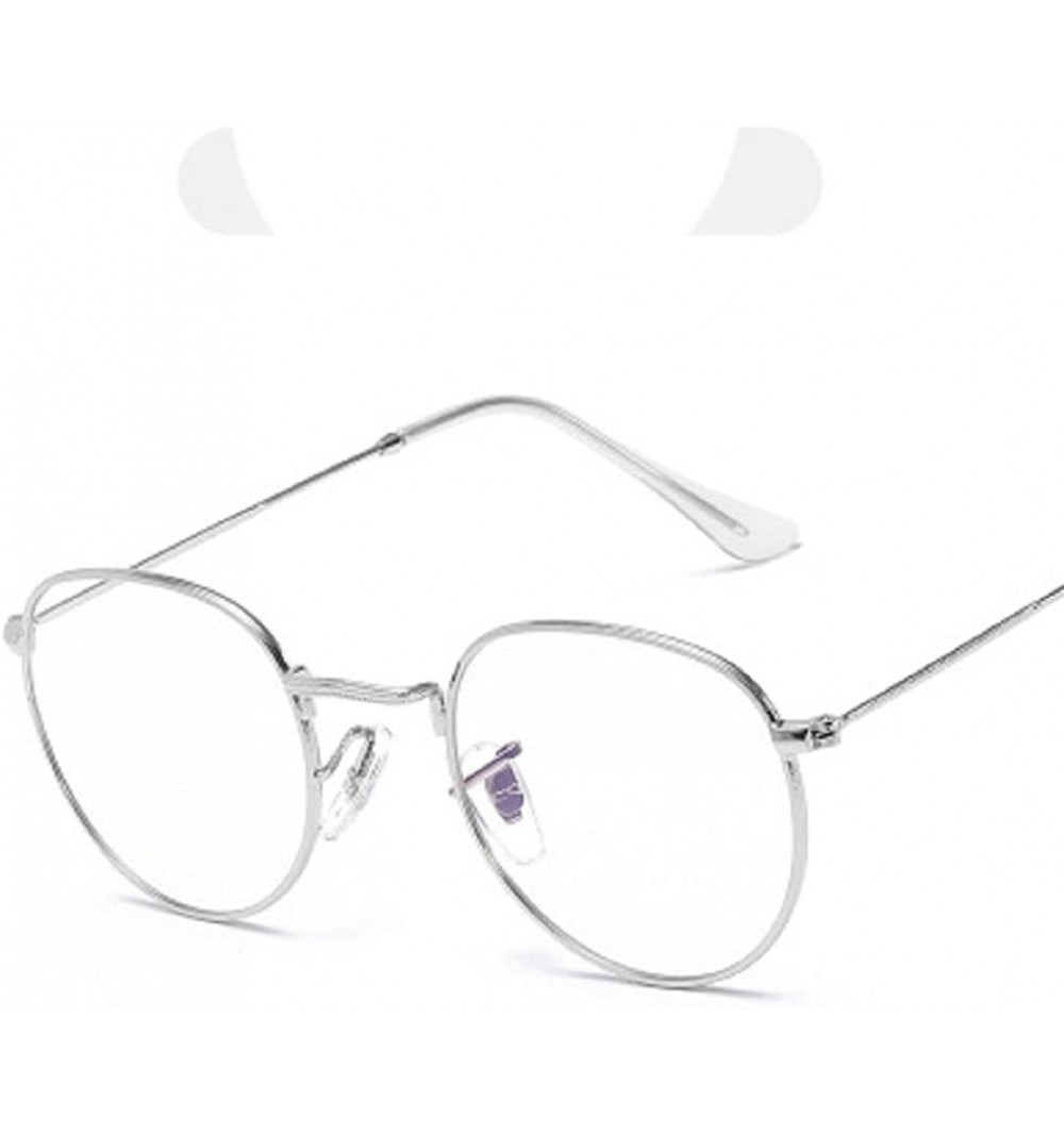 Rimless Retro Small Round Women Sunglasses Metal Frame Flat Mirrored Lens Options - 10 - CB18DXC40ZY $8.83