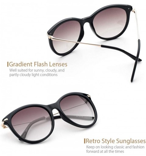 Cat Eye Fashion Women Sunglasses - Retro Style Eyeglasses Classical Cat Eye Leopard Print Eyewear - C718D6L3X27 $6.85